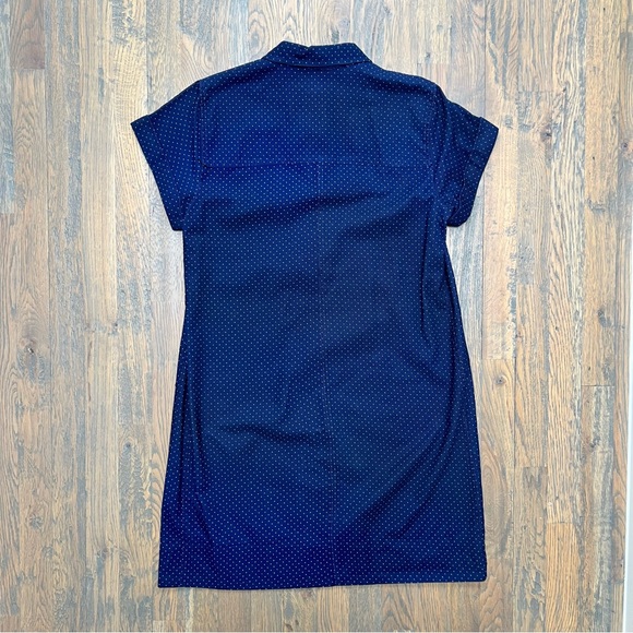 J. Crew Factory Navy Corduroy Shirtdress - Picture 5 of 10